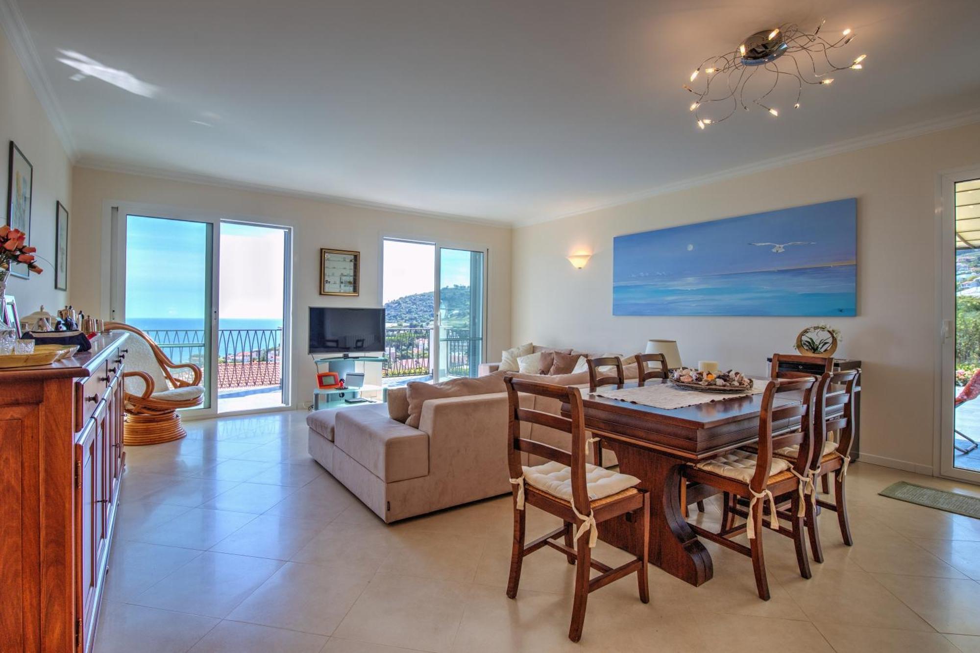 Villa Lucia Riviera Dei Fiori Pool - Happy Rentals Sanremo Exteriör bild